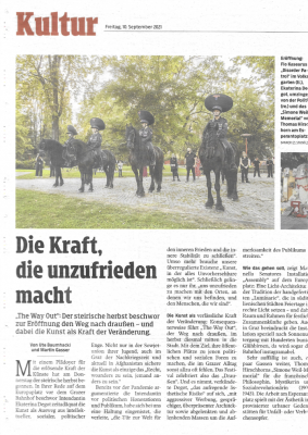 Kleine Zeitung 10. September 2021​
